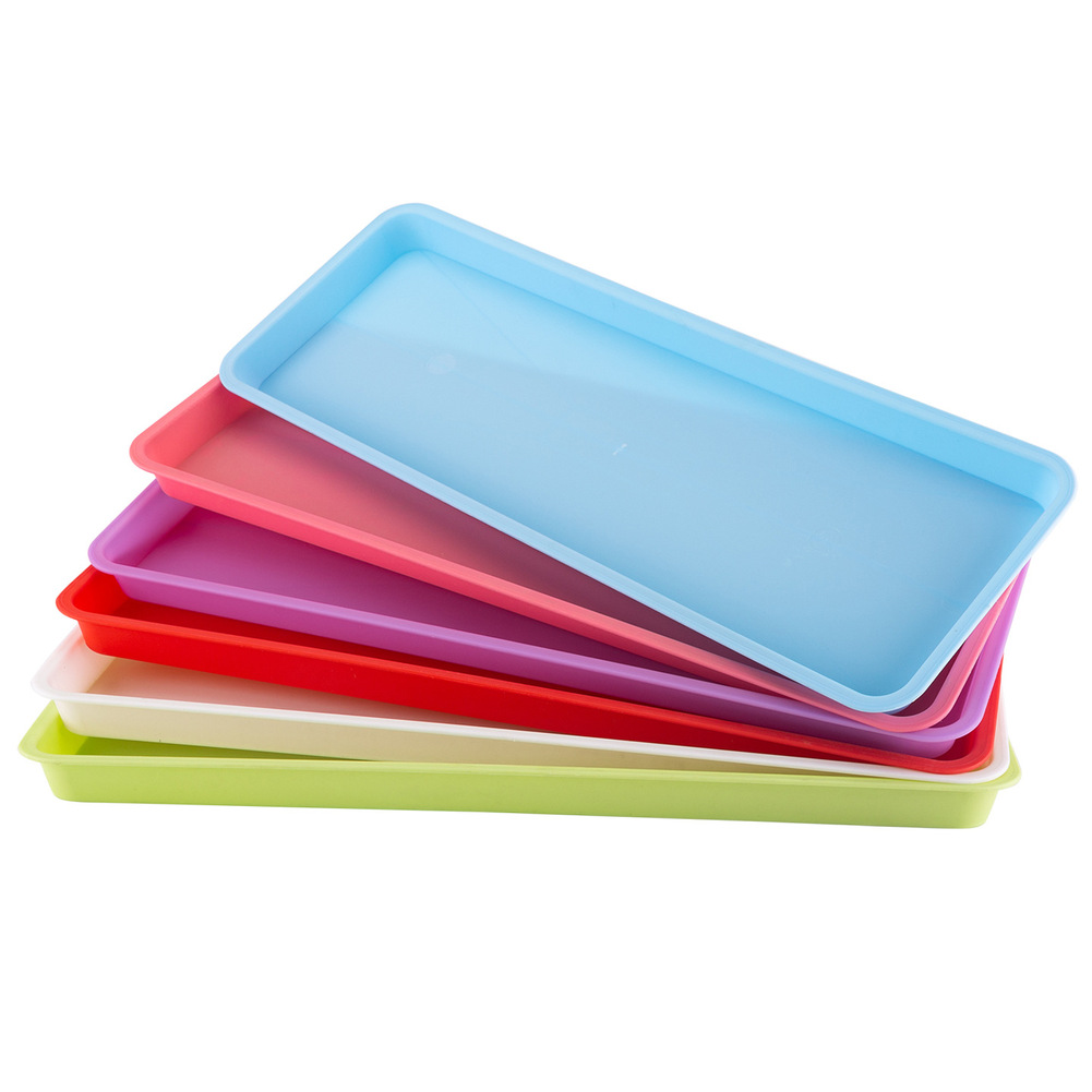 Drip Tray Saucer - Plastic Plant Saucers 6 Pieces Rectangular