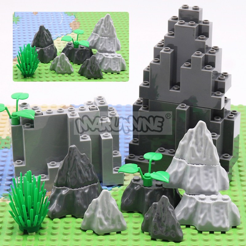 Bonsai Rock Garden - MARUMINE MOC Blocks Moutain Rock Stone