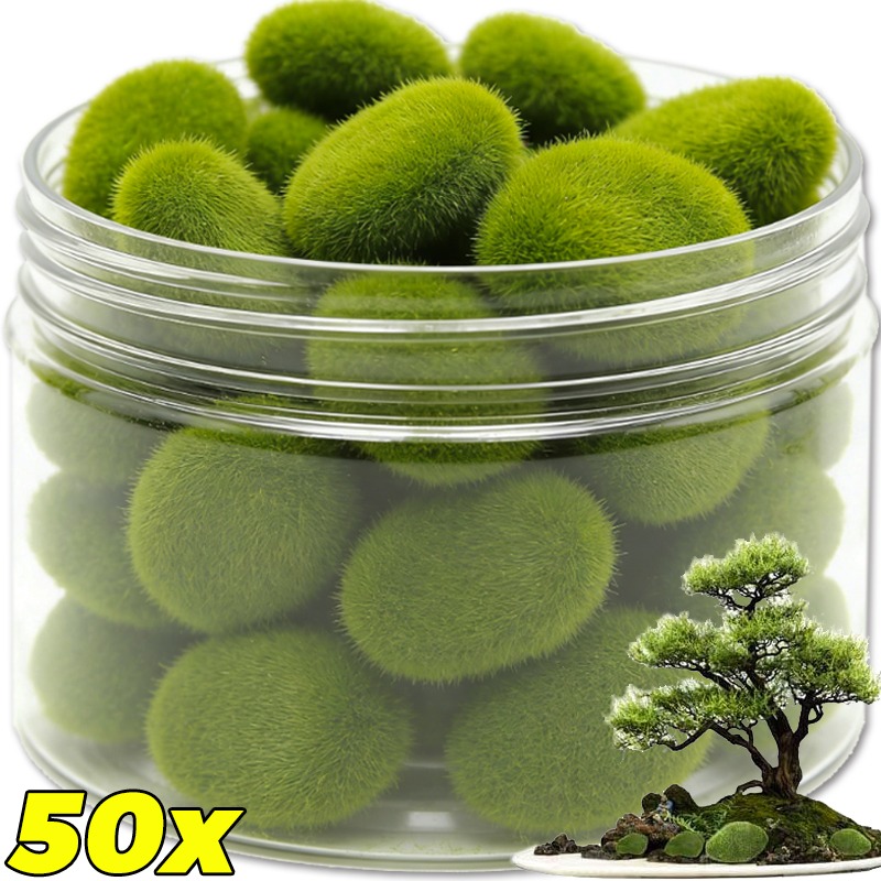 Bonsai Rock Garden - 50/5PCS Artificial Foam Moss Rocks Fake