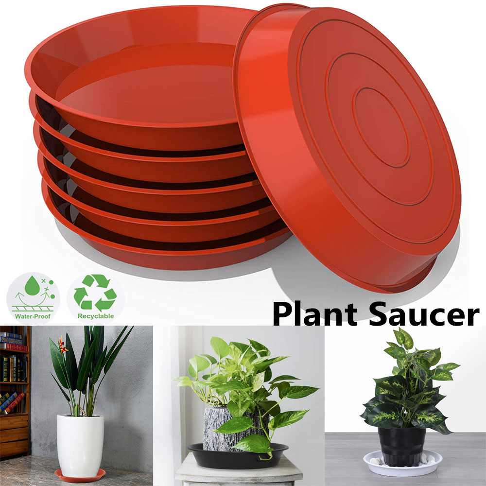 Drip Tray Saucer - 3Pcs Garden Round Flower Pot Drip
