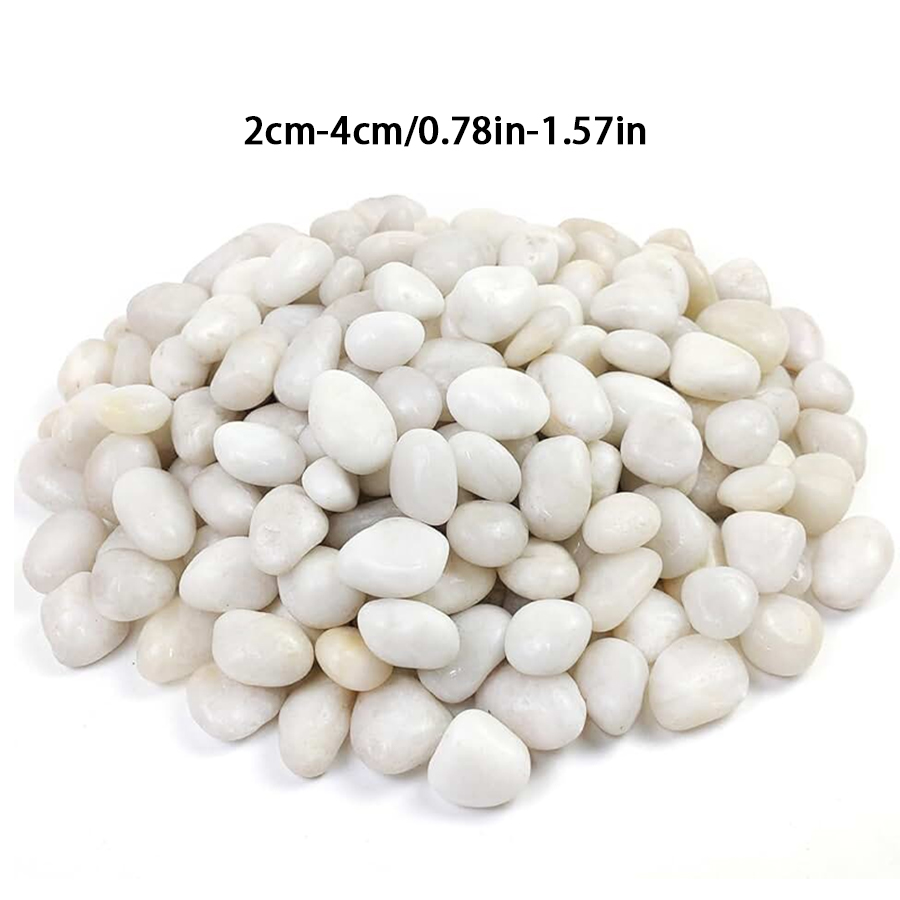 300/600g Polished White Pebble - огляд і ціна Bonsai Rock Garden