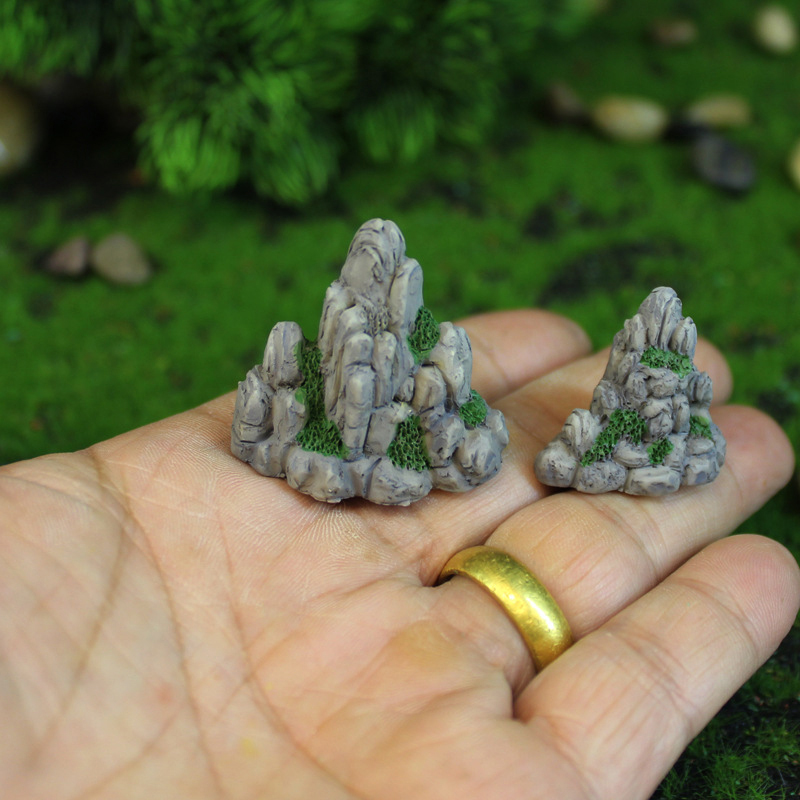 Mini Mountain Miniature Fake S - огляд і ціна Bonsai Rock Garden