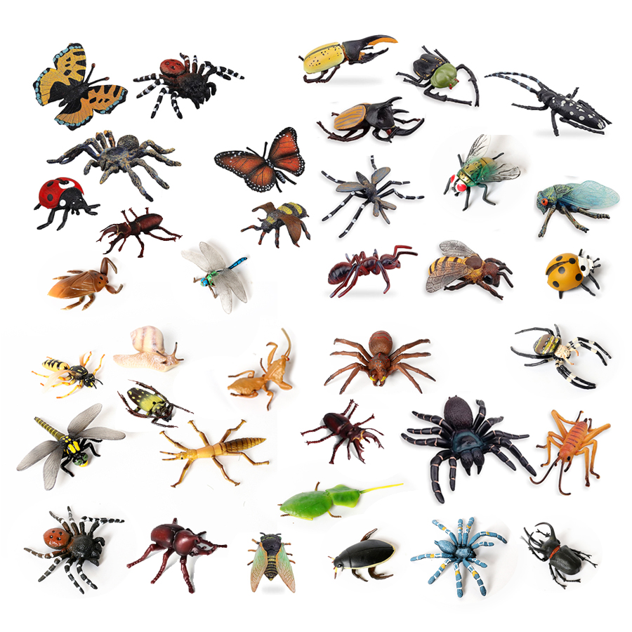 Realistic Plastic Bugs Figurin - огляд і ціна Bonsai Garden Ideas