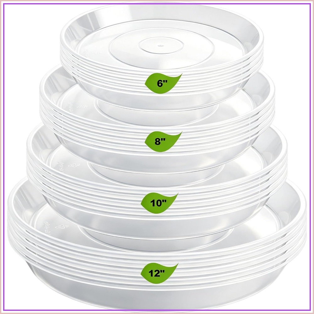 20 Pack Heavy Duty Plant Sauce - огляд і ціна Drip Tray Saucer