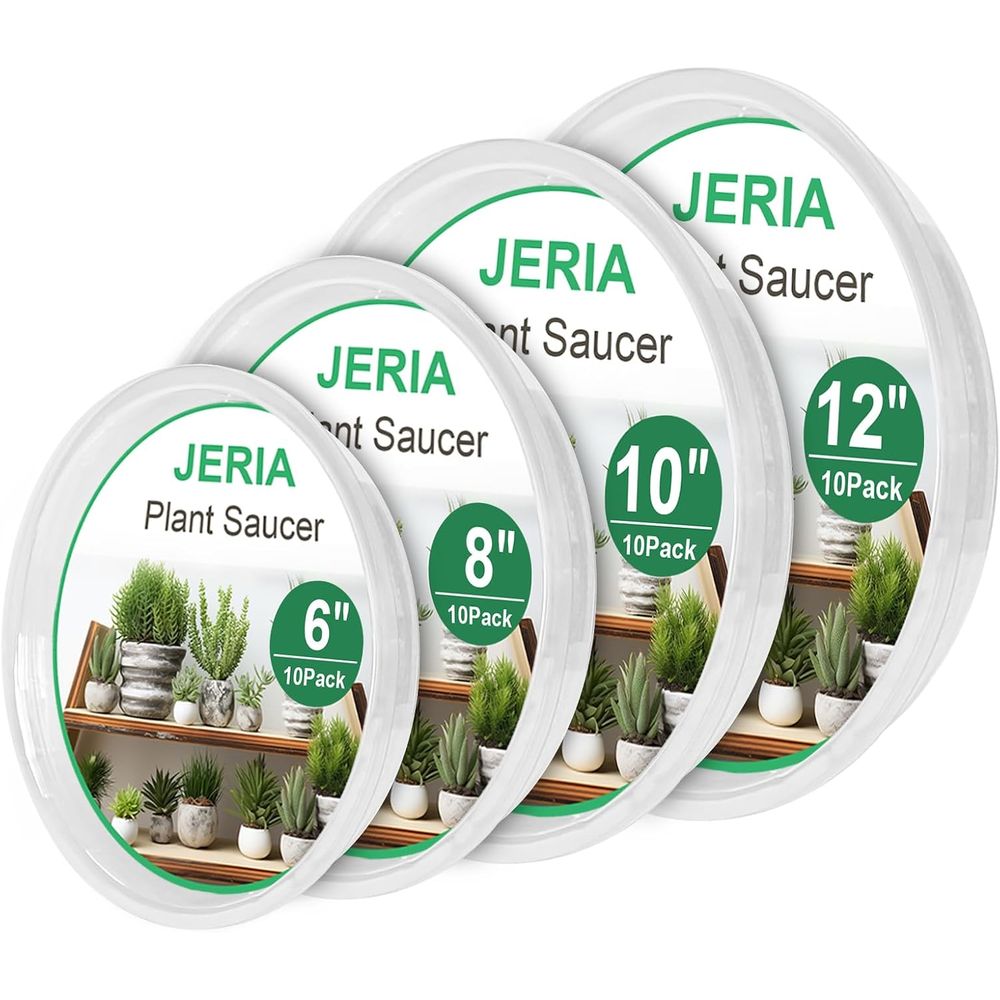 40-Count Clear Plant Saucers - - огляд і ціна Drip Tray Saucer