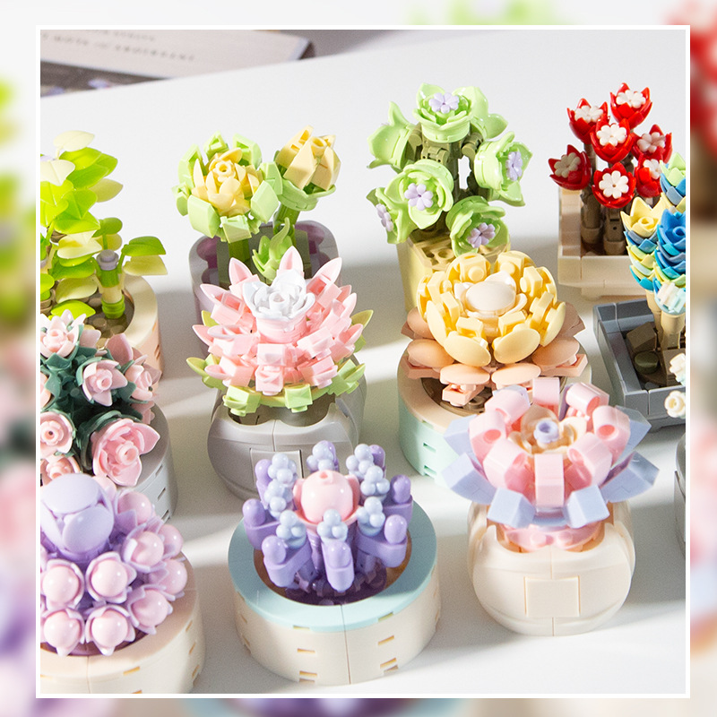 DIY MOC Potted Plants Succulen - огляд і ціна Bonsai Garden Lego Set