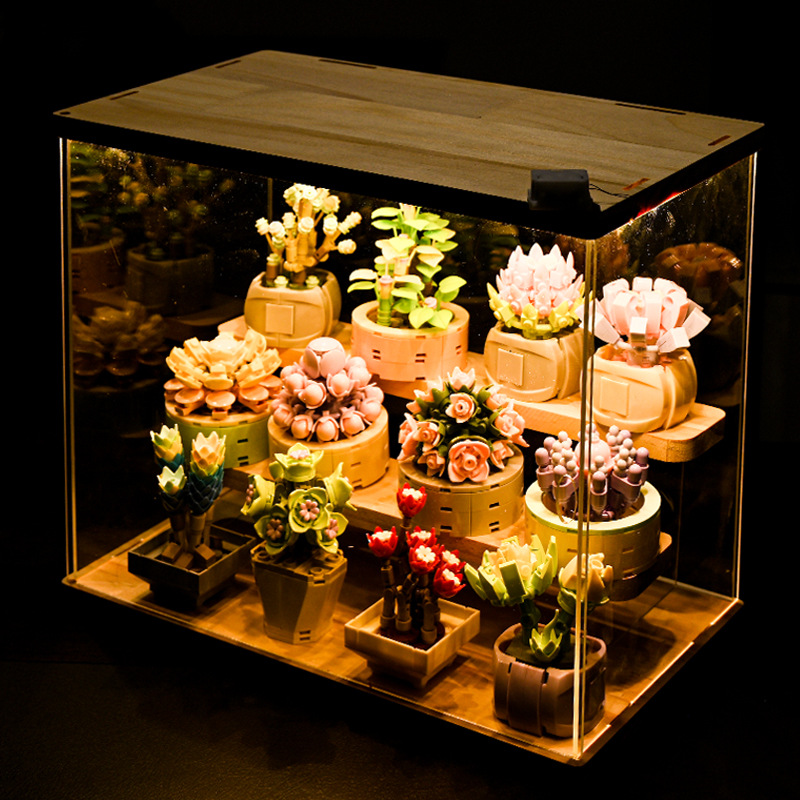 DIY MOC Potted Plants Succulen - огляд і ціна Bonsai Garden Lego Set