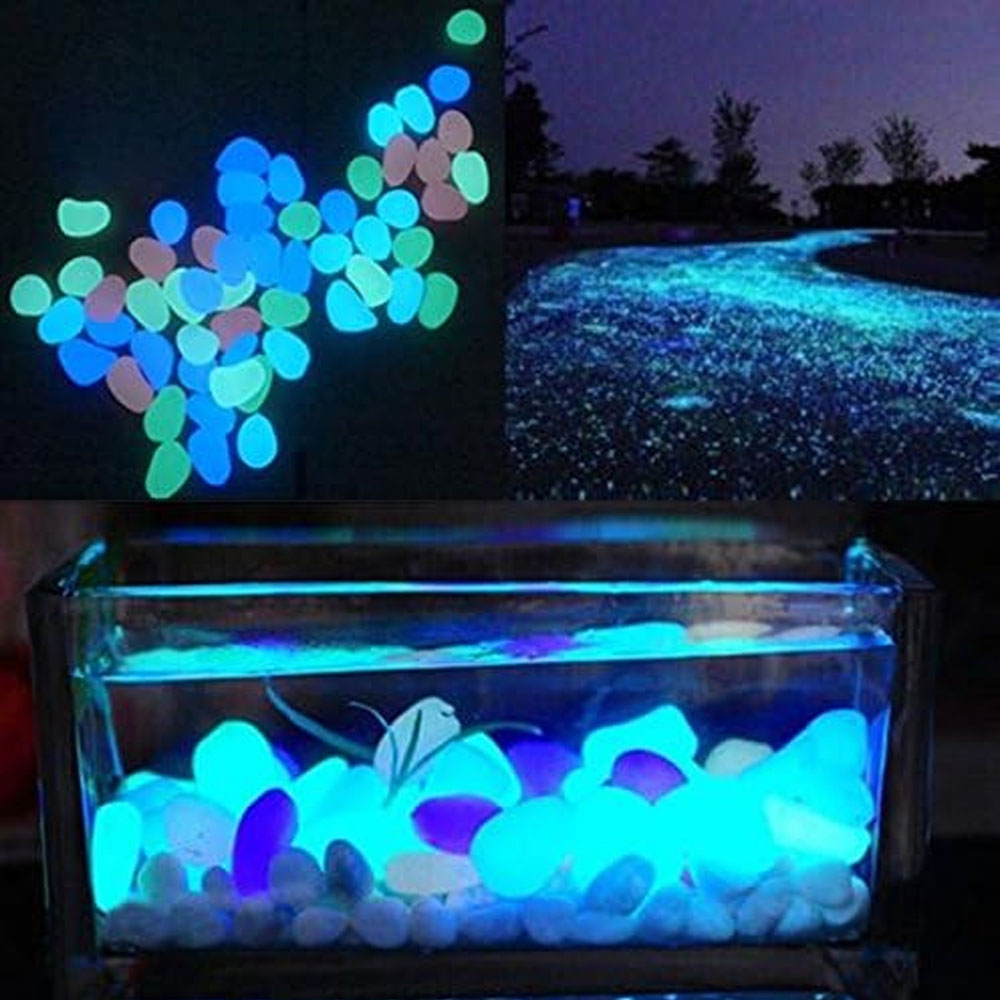 Fish Tank Rocks Glow Blue Pebb - огляд і ціна Bonsai Rock Garden