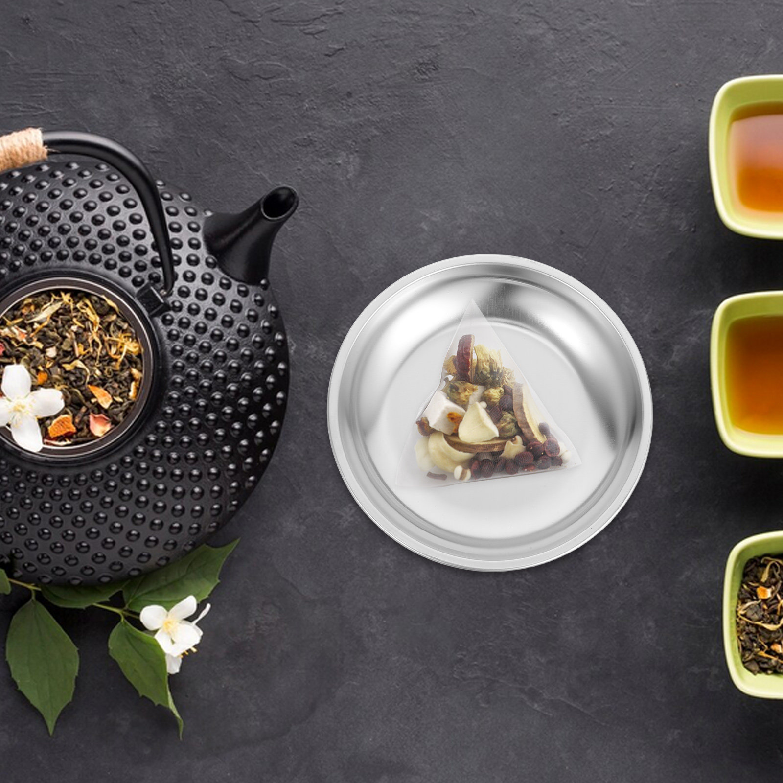 Stainless Steel Tea Bag Holder - огляд і ціна Drip Tray Saucer