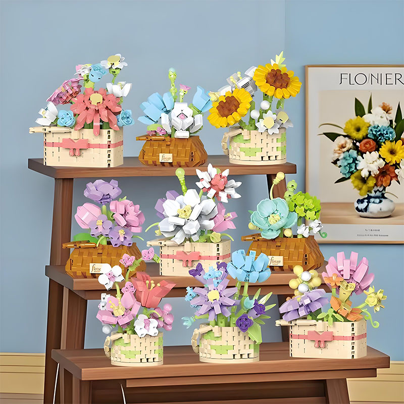 DIY Potted Rose Sunflower Plan - огляд і ціна Bonsai Garden Lego Set