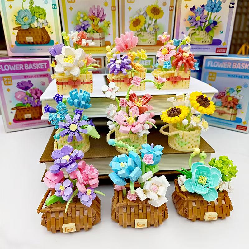 DIY Potted Rose Sunflower Plan - огляд і ціна Bonsai Garden Lego Set