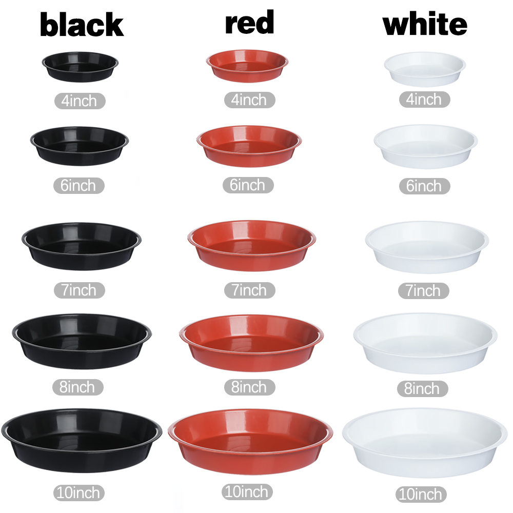 3Pcs Garden Round Flower Pot D - огляд і ціна Drip Tray Saucer